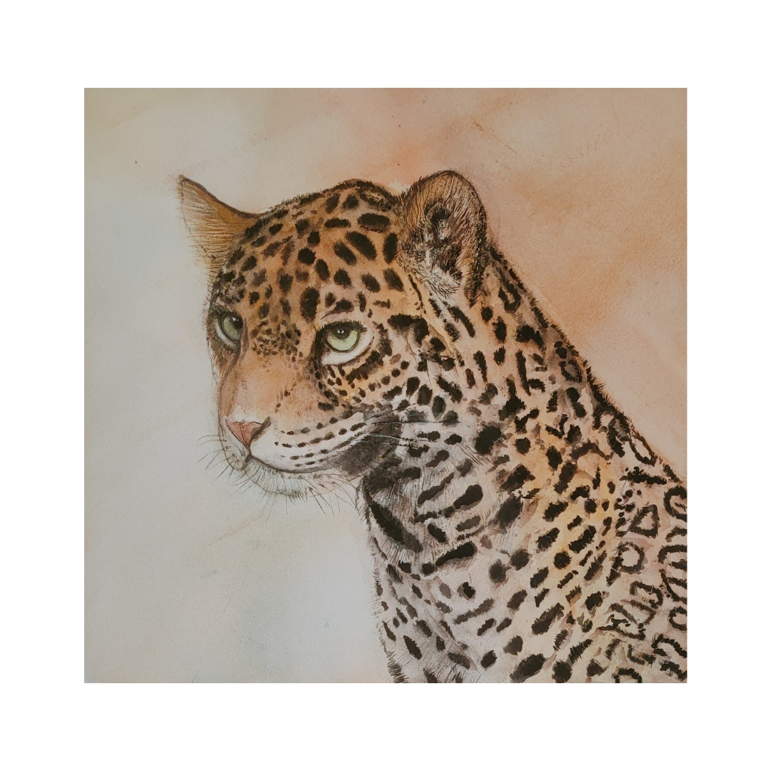 Original ou tirage en édition limitée signé "Jaguar gardien des mondes invisibles "